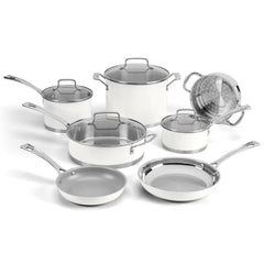 11 Piece Matte White Set