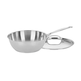 Chef's Classic™ Stainless 3 Quart Chef's Pan with Cover