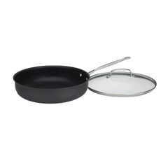Chef's Classic™ Nonstick Hard Anodized 12" Deep Frying Pan with Cover