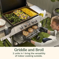 28" Outdoor Griddler™ - 2-in-1 Griddle & Broiler