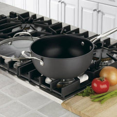 Chef's Classic™ Nonstick Hard Anodized 4 Qt. Chef's Pan with Helper Handle & Cover